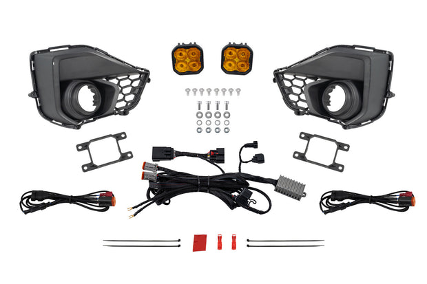 SS3 Add-On Fog Lamp Kit for 2024 Ford Mustang GT Yellow Max Diode Dynamics
