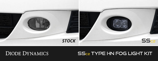 SSC2 LED Fog Light Kit for 2008-2010 Honda Odyssey, Yellow (3000K) Sport Yellow SAE Fog Diode Dynamics