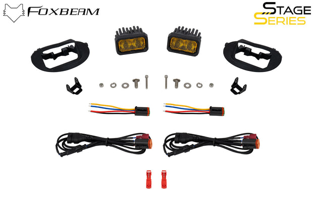 SSC2 LED Fog Light Kit for 2008-2010 Honda Odyssey, Cool White (6000K) Pro White SAE Fog Diode Dynamics
