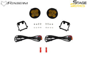 SS3 SAE/DOT Type Forester Fog Light Kit Cool White (6000K) Max (38.5 watts) White SAE Fog Diode Dynamics