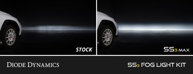 SS3 SAE/DOT Type Rav4 Fog Light Kit Yellow (3000K) Pro (36 watts) Yellow SAE Fog Diode Dynamics