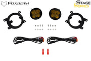 SS3 SAE/DOT Type Rav4 Fog Light Kit Cool White (6000K) Max (38.5 watts) White SAE Fog Diode Dynamics