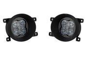 SS3 SAE/DOT Type Rav4 Fog Light Kit Cool White (6000K) Max (38.5 watts) White SAE Fog Diode Dynamics