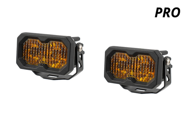 C2 2.0 Pro Yellow SAE Fog/Wide Standard ABL (Pair) Diode Dynamics
