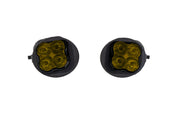 SS3 LED Fog Light Kit for 09-11 Honda Element, Pro White SAE Fog Diode Dynamics
