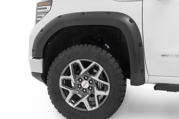Traditional Pocket Fender Flares Flat Black 19-Up GMC Sierra 1500 2WD/4WD Rough Country
