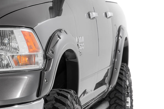 Dodge Pocket Fender Flares Rivets 09-18 RAM 1500 w/Metal Bumper Rough Country