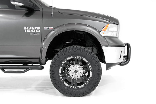 Dodge Pocket Fender Flares Rivets 09-18 RAM 1500 w/Metal Bumper Rough Country