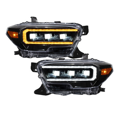 2016-2022 Toyota Tacoma Sequential LED Projector Headlights Pair Form Lighting