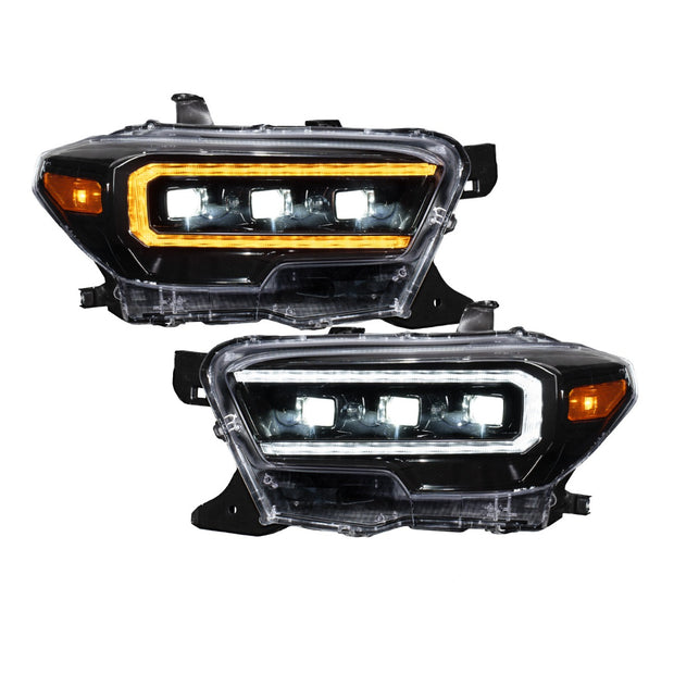 2016-2022 Toyota Tacoma Sequential LED Projector Headlights Pair Form Lighting