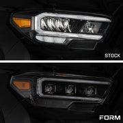 2016-2022 Toyota Tacoma Sequential LED Projector Headlights Pair Form Lighting