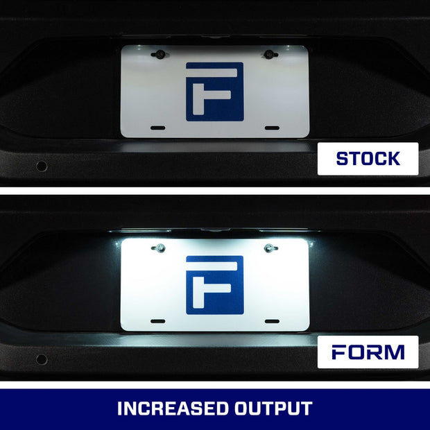 2015-Present Ford Mustang LED License Plate Lights Pair Form Lighting