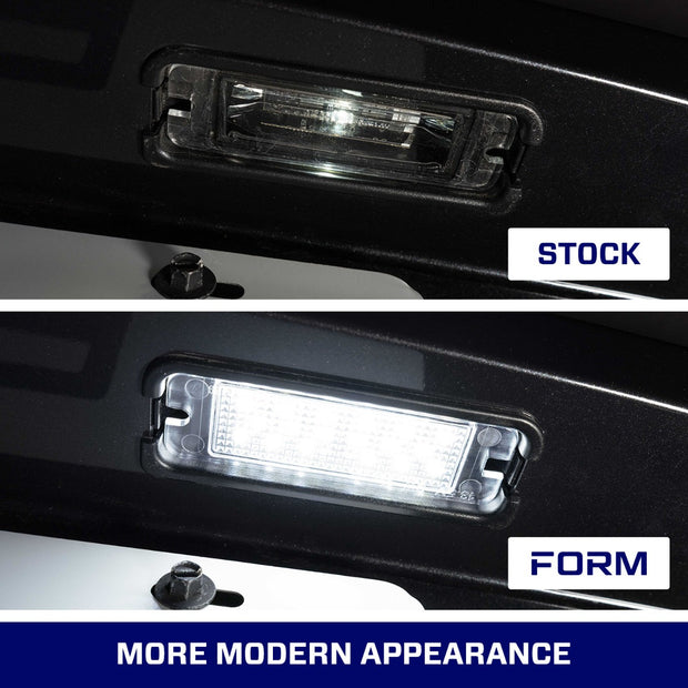 2015-Present Ford Mustang LED License Plate Lights Pair Form Lighting