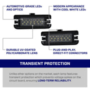 2015-Present Ford Mustang LED License Plate Lights Pair Form Lighting