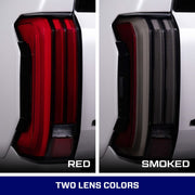 22-25 Toyota Tundra LED Tail Lights, Red (Pair) Form Lighting