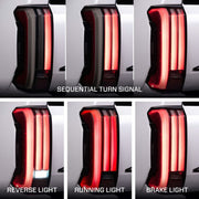22-25 Toyota Tundra LED Tail Lights, Red (Pair) Form Lighting
