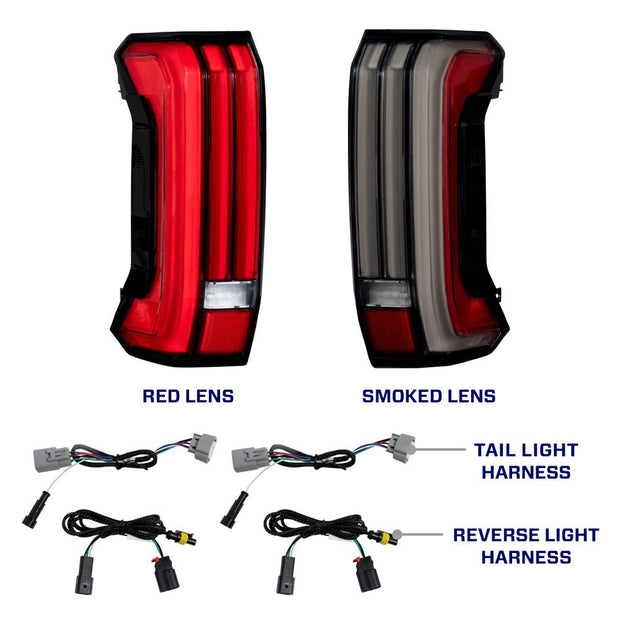 22-25 Toyota Tundra LED Tail Lights, Smoked (Pair) Form Lighting