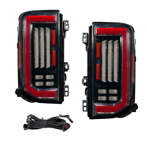 21-25 Ford Bronco LED Tail Lights, Red (Pair) Form Lighting