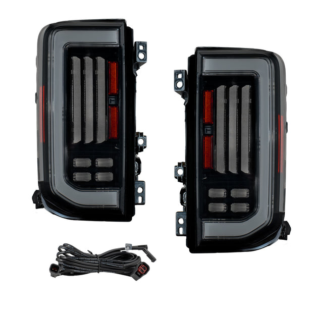 21-25 Ford Bronco LED Tail Lights, Smoked (Pair) Form Lighting