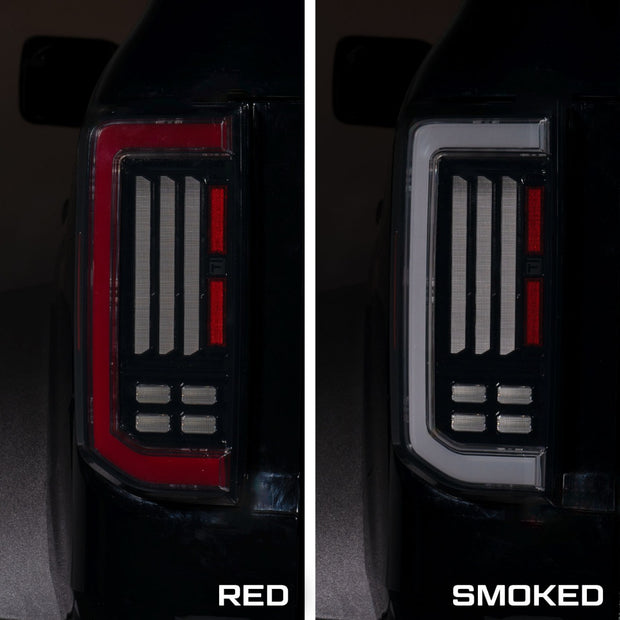 21-25 Ford Bronco LED Tail Lights, Smoked (Pair) Form Lighting