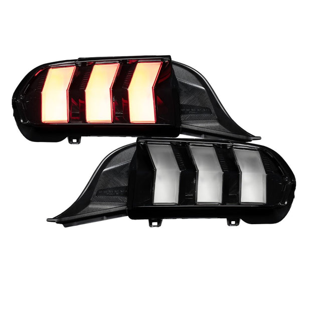 24-25 Ford Mustang Sequential LED Tail Lights, Clear (Pair) Form Lighting