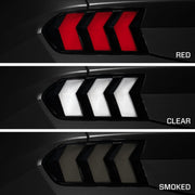 24-25 Ford Mustang Sequential LED Tail Lights, Red (Pair) Form Lighting