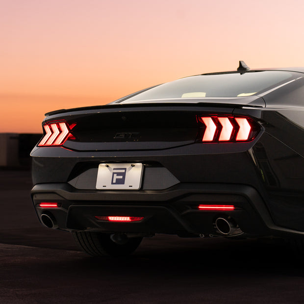 2018-Present Ford Mustang LED Rear Reflector Red Pair Form Lighting