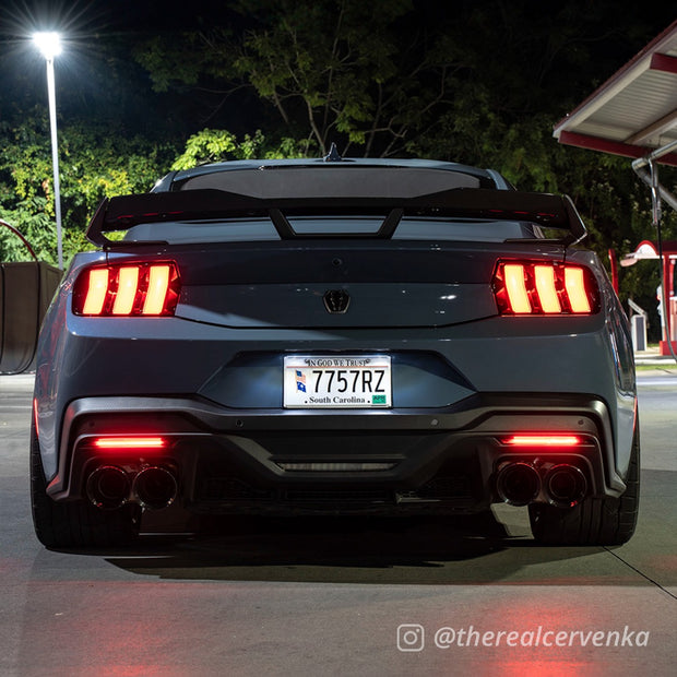 2018-Present Ford Mustang LED Rear Reflector Red Pair Form Lighting
