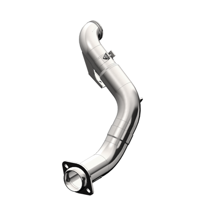 4 Inch Turbo Down Pipe For 15-16 Ford 6.7L Powerstroke Non Cab and Chassis Only T409 Stainless Steel EO Num. D-763-1 MBRP