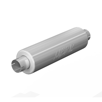 3 Inch Exhaust Pipe ID Inlet/Outlet 26 Inch Single Muffler Mild Tone Aluminized Steel MBRP