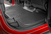 Heavy Duty Floor Mats Front/Rear-19-20 RAM 1500 Crew Cab Full Console w/Rear Under Seat Storage Rough Country