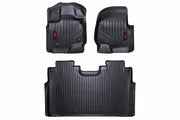 Heavy Duty Floor Mats Front/Rear-15-Up Ford F-150 SuperCrew Cab Rough Country