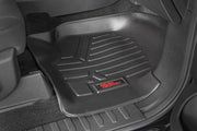 Floor Mats Front Row Buckets w/Factory Under Seat Storage Ford F-150 2WD/4WD 15-Up Rough Country