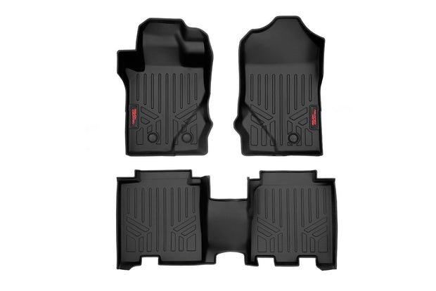Floor Mats Front and Rear Bucket Set 21-Up Ford Bronco 4-Door Rough Country