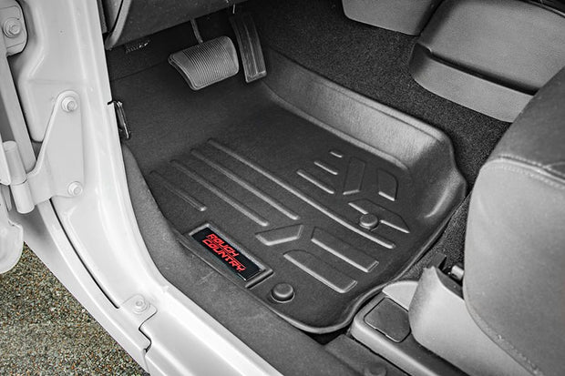 Heavy Duty Floor Mats Front-07-13 Jeep JK Wrangler Rough Country