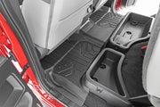 Floor Mats Front Rear and Rear Row Crew Cab Nissan Frontier 2WD/4WD (22-23) Rough Country