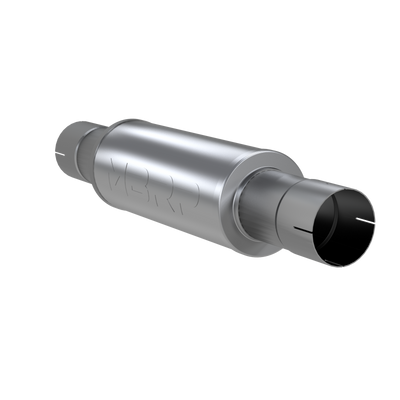 Muffler 4 Inlet /Outlet 24 Inch Body 30 Inch Overall Aluminized Steel MBRP