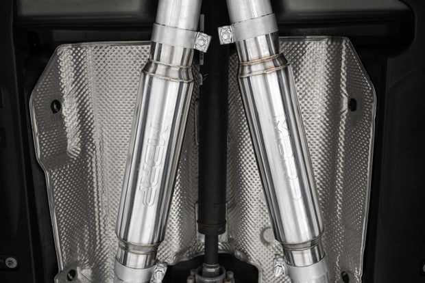 Armor Pro T304 Stainless Steel 3 Inch Resonators Race to Street Profile Conversion Kit For S7114, S7116 and S7118 15-23 Dodge Challenger MBRP