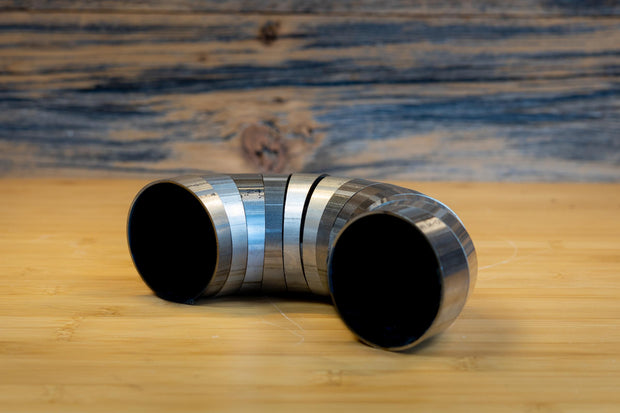 Universal T304 Stainless Steel 2.5 Inch Diameter 180 Degree Pie Cut Kit MBRP