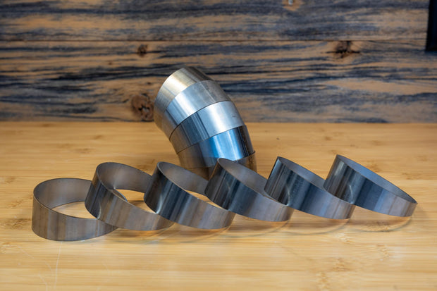 Universal T304 Stainless Steel 3.5 Inch Diameter 180 Degree Pie Cut Kit MBRP