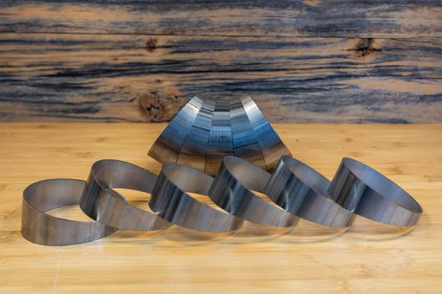 Universal T304 Stainless Steel 3.5 Inch Diameter 180 Degree Pie Cut Kit MBRP