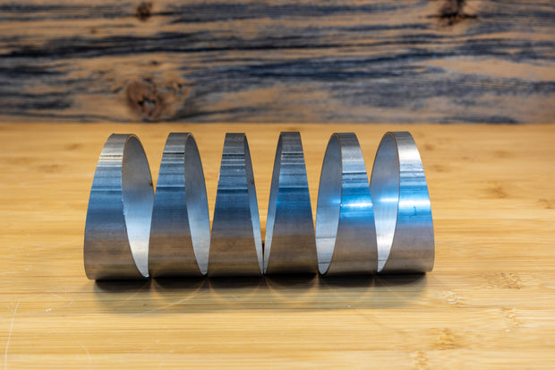 Universal T304 Stainless Steel 4 Inch Diameter 180 Degree Pie Cut Kit MBRP