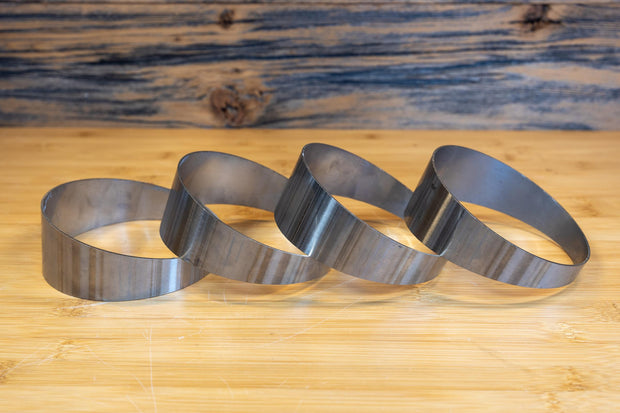 Universal T304 Stainless Steel 5 Inch Diameter 180 Degree Pie Cut Kit MBRP