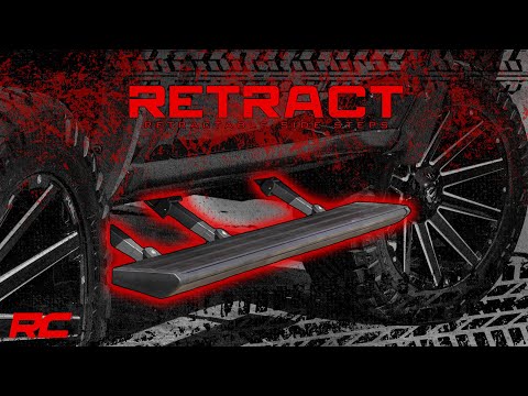 Dodge Retract Electric Running Board Steps (15-17 Ram 1500 Crew Cab) Rough Country