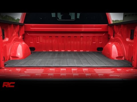 Ford Bed Mat RC Logos 15-Up F-150 5ft 5 Inch Bed Rough Country
