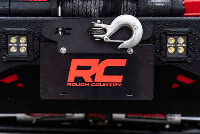 Quick Release Hawse Fairlead License Plate Mount Rough Country