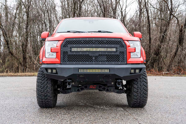 Ford Tow Hook to Shackle Conversion Kit w/D-Ring & Rubber Isolators 09-20 F-150 Rough Country