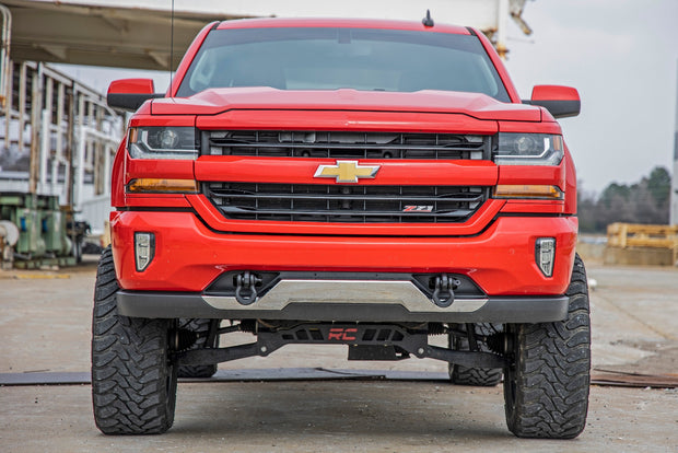 Tow Hook Brackets D-Ring Combo 14-18 Chevy Silverado 1500 Rough Country