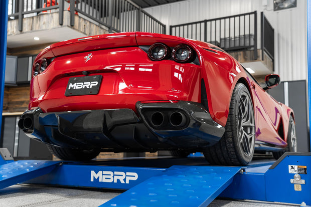 12-21 Ferrari 812SF/ 812GTS F12 6.3L/6.5L V12 70mm X-Pipe Kit T304 Stainless Steel MBRP