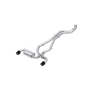 20-Up Toyota Supra T304 Stainless Steel 3 inch Cat Back Dual Rear with Carbon Fiber Tips MBRP